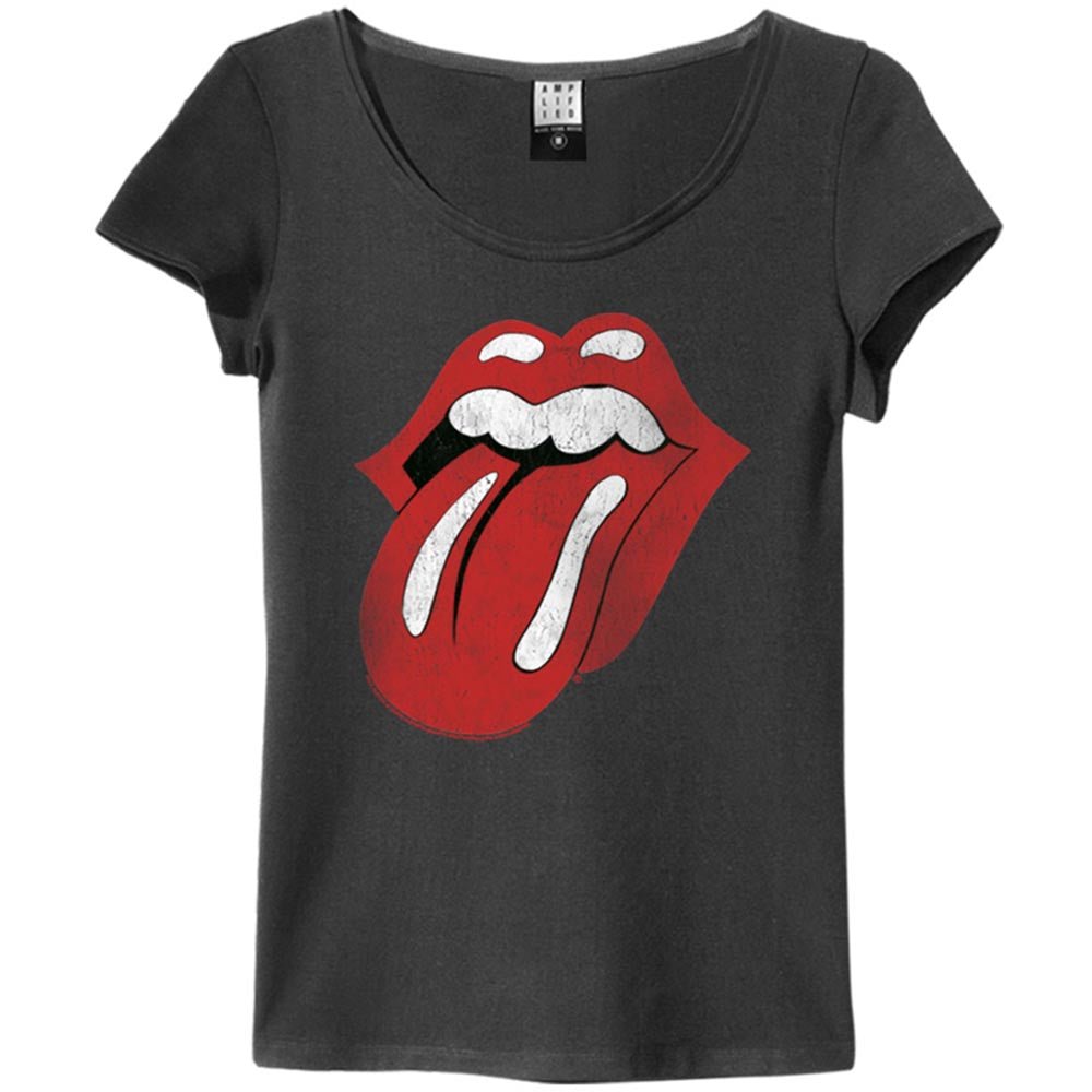 ROLLING STONES ローリングストーンズ (来日 35周年 記念 ) - TONGUE ERA / Amplified( ブランド ) / Tシャツ / レディース - PGS